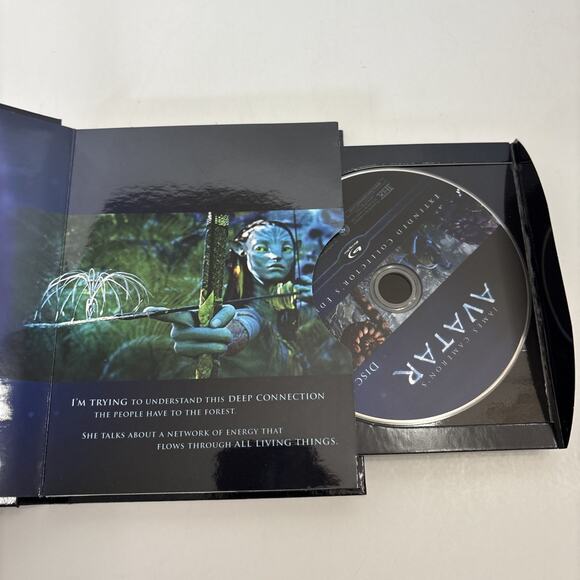 Avatar Extended Blu-Ray Collector's Edition‎ (3 Disc Blu-ray, 2009) Slipcover - Picture 3 of 6